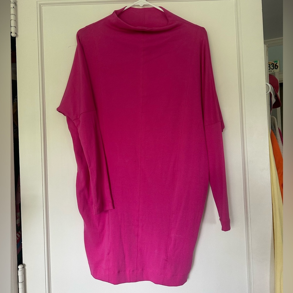 Daily Practice long sleeve mock neck knit mini dress